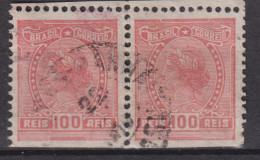 1918 Brasilien, Mi:BR 196, Sn:BR 204, Yt:BR 155(A),  Liberty Head, Allegory Of The Republic And Instructions - Used Stamps