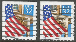 USA 1995 Flag Over Porch Small Date "1995" SC.# 2920B - USED - 3. 1981-...