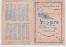 Petit Calendrier Papiers Peints Georges Gautier 1920 - Kleinformat : 1901-20