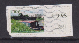 IRELAND  -  2008 River Barrow SOAR (Stamp On A Roll)  Used On Piece As Scan - Usados