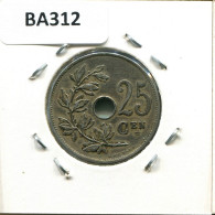 25 CENTIMES 1927 DUTCH Text BÉLGICA BELGIUM Moneda #BA312.E - 25 Cents