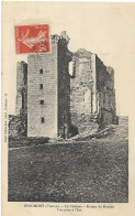 86 VIENNE Cpa - BEAUMONT Le Château Ruines Du Donjon Vue Prise De L'Est - Availles Limouzine