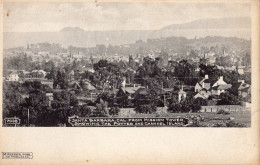 SANTA BARBARA . CAL. FROM MISSION TOWER SHOWING THE POTTER AND CHANNEL ISLAND - Santa Barbara