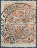 Belgium-Belgique,Belgio,Revenue Stamp Taxe Fiscal ( 30Fr ),Obliterated DOUANES - CUSTOMS ,Rare! - Postzegels