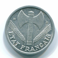 1 FRANC 1944 FRANKREICH FRANCE Französisch Münze XF/UNC #FR1143.14.D - 1 Franc