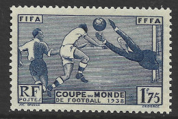 N° 396 Football Neuf ** Cote 35€ - 1938 – France