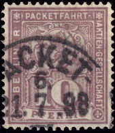 ALLEMAGNE / GERMANY - DR Privatpost BERLIN (B. Packetfahrt AG) 10p Lilac - VF Used - Postes Privées & Locales
