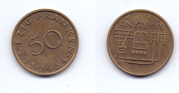 Saarland 50 Franken 1954 - 50 Franken