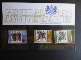 GREAT BRITAIN SG 887-89 BRITISH ANNIVERSARIES PRESENTATION PACK - Feuilles, Planches  Et Multiples