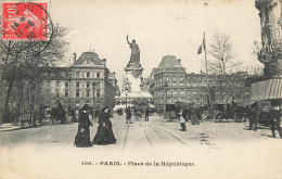 Paris * 3ème * La Place De La République * Attelage - Arrondissement: 12