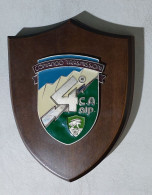 I113572 Crest Originale - Comando Trasmissioni 4° Comando D'Armata Alpini - Armée De Terre