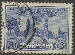 Australia. 1936 Opening Of Submarine Telephone Link To Tasmania. 3d Used. SG 160 - Oblitérés