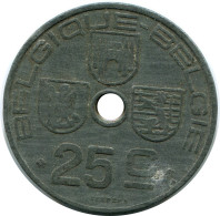 25 CENTIMES 1942 BÉLGICA BELGIUM Moneda BELGIE-BELGIQUE #AX369.E - 25 Centimes