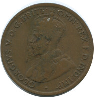 1/2 PENNI 1922 AUSTRALIE AUSTRALIA Pièce #AE791.16.F - ½ Penny