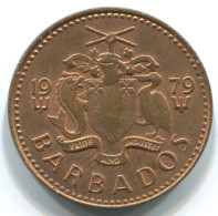 1 CENT 1966-1976 BARBADE BARBADOS Pièce #WW1165.F - Barbados