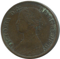 FARTHING 1861 UK GRANDE-BRETAGNE GREAT BRITAIN Pièce #AG753.1.F - B. 1 Farthing