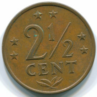 2 1/2 CENT 1978 NIEDERLÄNDISCHE ANTILLEN Bronze Koloniale Münze #S10539.D - Antilles Néerlandaises