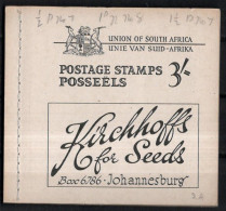 Afrique Du Sud  Carnet De 1948 TB ( 3x6 Paires** Des N°148&151, 149&152, 168&169 ) - Booklets