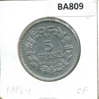 5 FRANCS 1949 FRANKREICH FRANCE Französisch Münze #BA809.D - 5 Francs