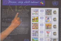 UN - Geneva 725-734 Sheetlet (complete Issue) Unmounted Mint / Never Hinged 2010 Child Labor - Neufs