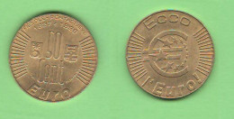 Precursori Euro € Gettone FIESOLE PONTASSIEVE 1997 / 1998 Token Jeton 50 Cent - Monetary/Of Necessity