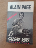 93 //  ET CALONE VINT..... / ALAIN PAGE - Fleuve Noir