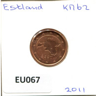 2 EURO CENTS 2011 ESTLAND ESTONIA Münze #EU067.D - Estland