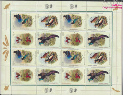 UNO - New York 1465-1468Klb Kleinbogen (kompl.Ausg.) Postfrisch 2015 Paradiesvögel (10050630 - Unused Stamps