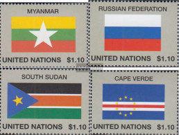 UN - NEW York 1344-1347 (complete Issue) Unmounted Mint / Never Hinged 2013 Flags UN Member - Ongebruikt