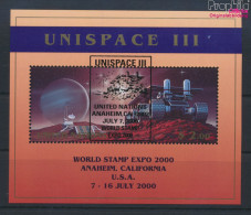 UNO - New York Block16I (kompl.Ausg.) Gestempelt 1999 UNISPACE III (10063968 - Oblitérés