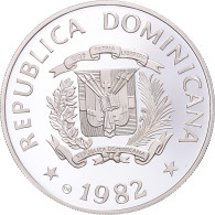 Monnaie, République Dominicaine, 10 Pesos, 1982, Dominican Republic Mint - Dominicana