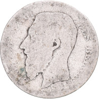 Monnaie, Belgique, Leopold II, 50 Centimes, Date Incertaine, B, Argent - 50 Cent