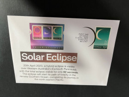 (1 Q 17) Solar Eclipses (Australian Stamp Issued 11-4-2023) $ 1.20 (green Stamp) - Lettres & Documents