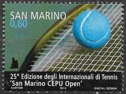 2012 San Marino Mi  2523 **MNH  Tennis "San Mariono Cepu Open " - Neufs