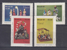 Brazil Brasil 1981 Mi#1855-1858 Mint Never Hinged - Unused Stamps