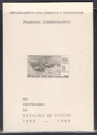 Brazil Brasil 1966 Mi#1107 Special Card - Brieven En Documenten