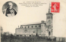 Athis Val * église Notre Dame De Lourdes Consacrée Par Mgr GIBIER , évêque De Versailles - Athis Mons