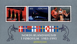 96778 MNH FEROE 1993 10 ANIVERSARIO DE LA CASA NORDICA DE TORSHAVN - Andere & Zonder Classificatie