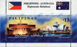 76239 MNH FILIPINAS 2001 RELACIONES DIPLOMATICAS CON AUSTRALIA - Otros & Sin Clasificación