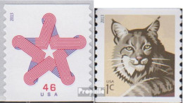 USA 4948,4996 (kompl.Ausg.) Postfrisch 2013 Stern, Rotluchs - Unused Stamps