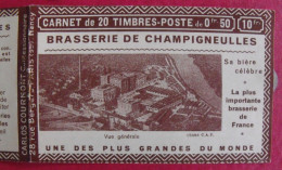 Carnet De Timbre à Bande Publicitaire. Couverture Vide "brasserie Champigneulles Nancy". Pub Pubs Publicité. - Other & Unclassified