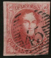 TIMBRE Belgique - COB 5 Obl -  1849 - Cote 575 - - 1849-1850 Medallones (3/5)