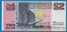 SINGAPORE 2 DOLLARS ND (1998) # JV571012 P# 37 Tongkang - Singapore