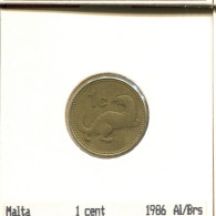 1 CENT 1986 MALTA Moneda #AS634.E - Malta