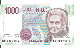 ITALIE 1000 LIRE 1990 UNC P 114 A - 1000 Lire