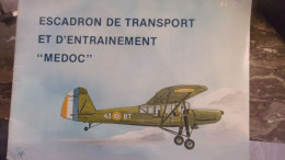 1984 AVIATION WWII ESCADRON DE TRANSPORT ET D ENTRAINEMENT MEDOC BORDEAUX MERIGNAC  1944 /1984 EX N° 89/460 - Aviation