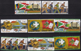 Burundi 1974, 1069/84, MNH **, 100 Jahre Weltpostverein (UPU). . - Unused Stamps