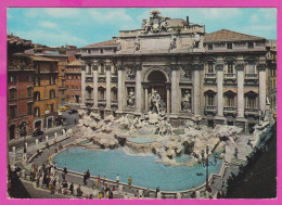 290516 / Italy - Roma (Rome) - Trevi Fountain Fontana Di Trevi By Nicola Salvi Sluptor PC 548 Italia Italie Italien - Fontana Di Trevi