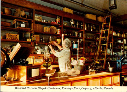 Canada Calgary Heritage Park Botsford Harness Shop & Hardware Interior - Calgary