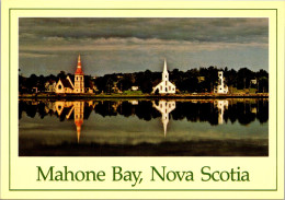Canada Nova Scotia Mahone Bay Reflections Of The Famous Three Churches - Altri & Non Classificati